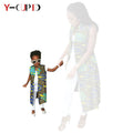 African Print Long Vest for Women and Girls Dashiki Summer Cotton Ankara Mother Jacket Outfits Matching Daughter Clothes 24F041 712 Daughter | Afrocentric