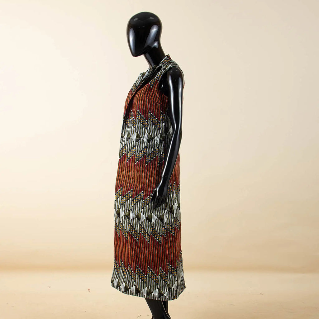 African Print Long Vest for Women and Girls Dashiki Summer Cotton Ankara Mother Jacket Outfits Matching Daughter Clothes 24F041 | Afrocentric