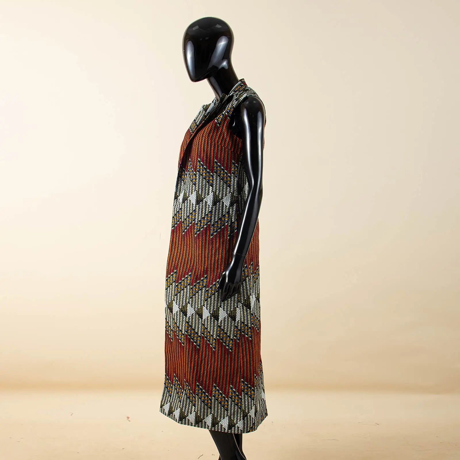 African Print Long Vest for Women and Girls Dashiki Summer Cotton Ankara Mother Jacket Outfits Matching Daughter Clothes 24F041 | Afrocentric