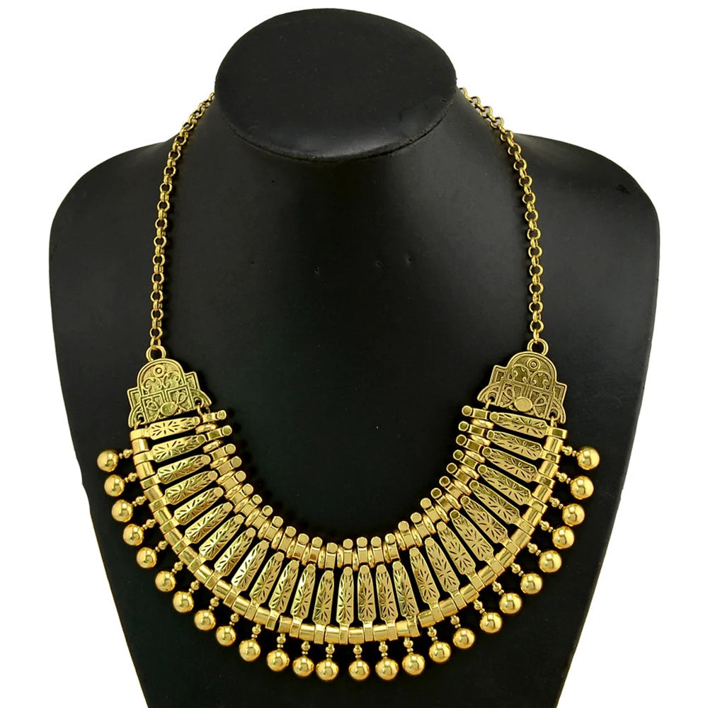 Boho Coin Tassel Choker | Afrocentric