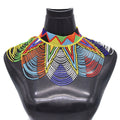 African Zulu Beaded Collar Necklace | Afrocentric