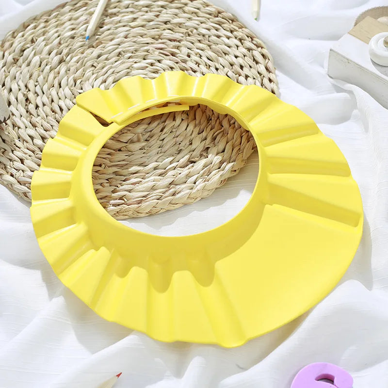 Baby Shower Soft Cap - Adjustable Hair Wash Hat for Kids Ear Protection 1157U | Afrocentric