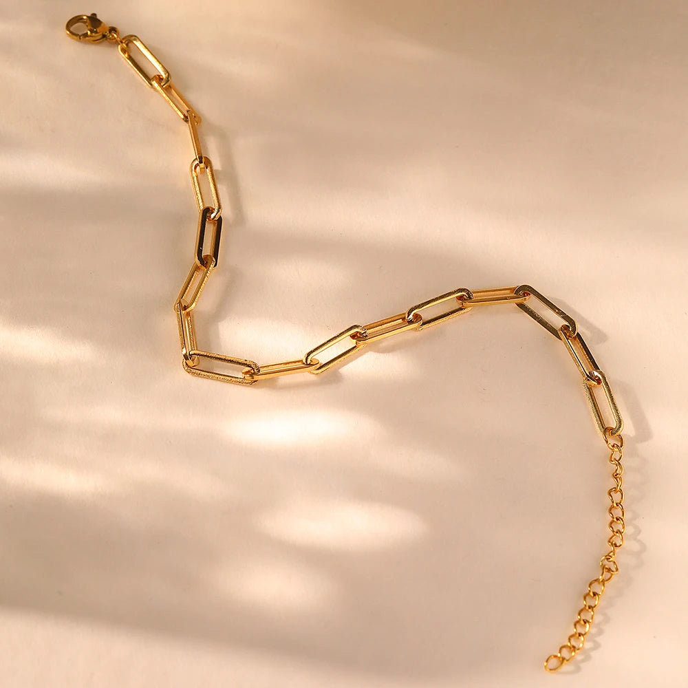 Delicate Stainless Steel Chain Bracelet | Gold & Silver for Women | Afrocentric