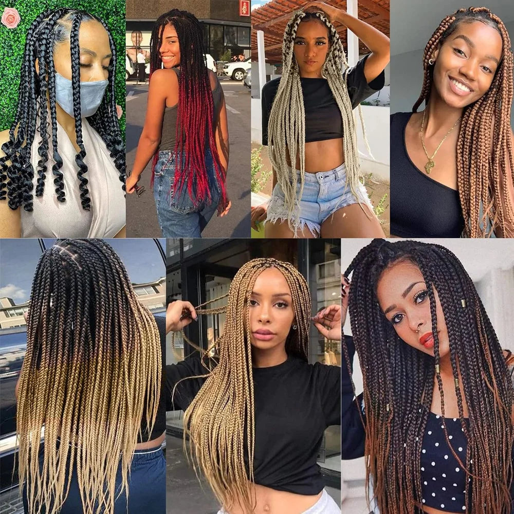 Pre-Stretched Braiding Hair 38" | Kanekalon Yaki Straight 4 Pcs/Lot | Afrocentric