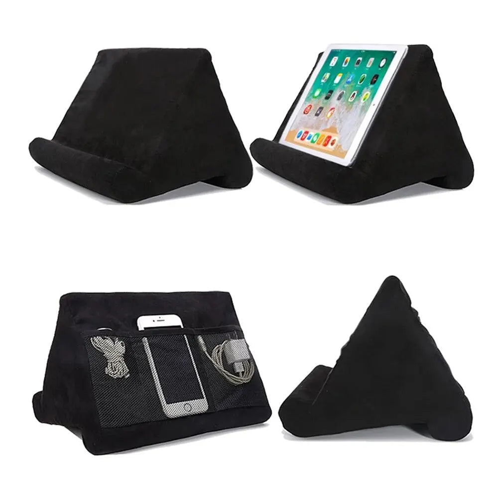 Sponge Pillow Tablet Stand | Bed Mount Holder for iPad, Samsung & Huawei Tablets | Afrocentric