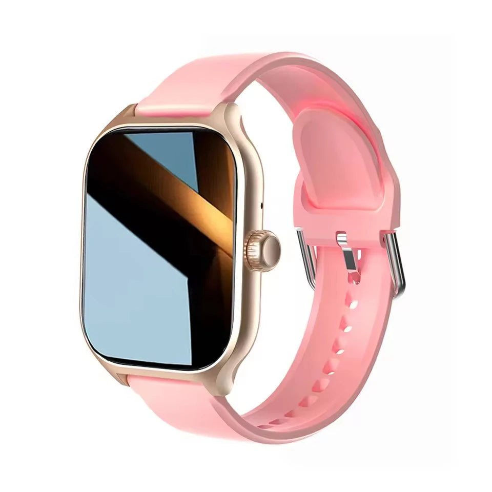 Smart Fitness Watch | Bluetooth Call, Heart Rate, Sleep Tracker & 2.01" Display Gold | Afrocentric