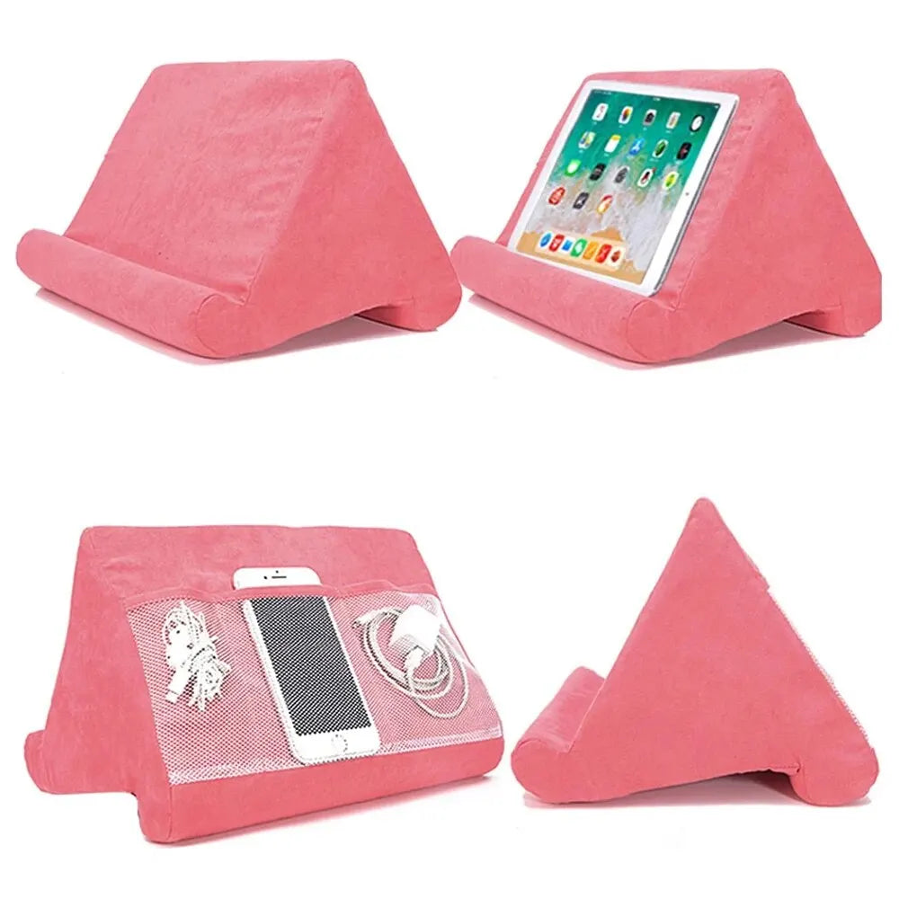 Sponge Pillow Tablet Stand | Bed Mount Holder for iPad, Samsung & Huawei Tablets | Afrocentric