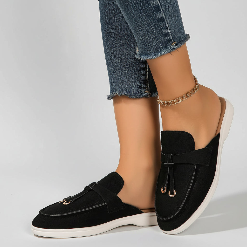 2024 Women's Slip-On Sneakers - Flat Casual Loafers Plus Size Vulcanized Walking Shoes | Afrocentric
