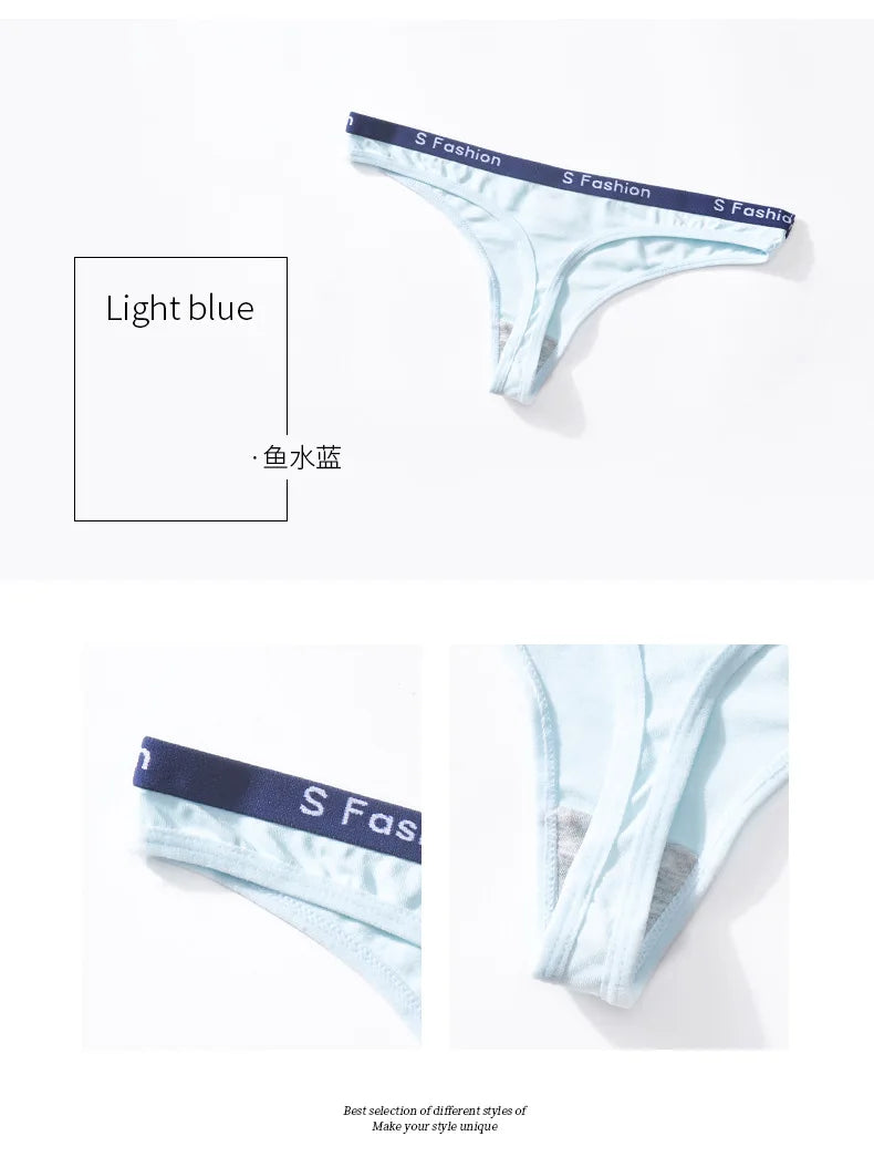 Women's Low-Waist Cotton Thong Panties | Soft & Comfortable | M–XL | Afrocentric