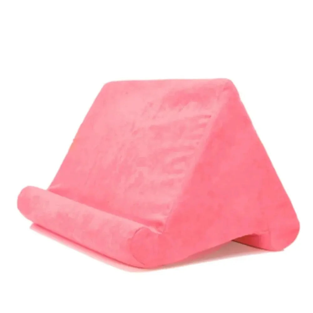 Sponge Pillow Tablet Stand | Bed Mount Holder for iPad, Samsung & Huawei Tablets Pink | Afrocentric
