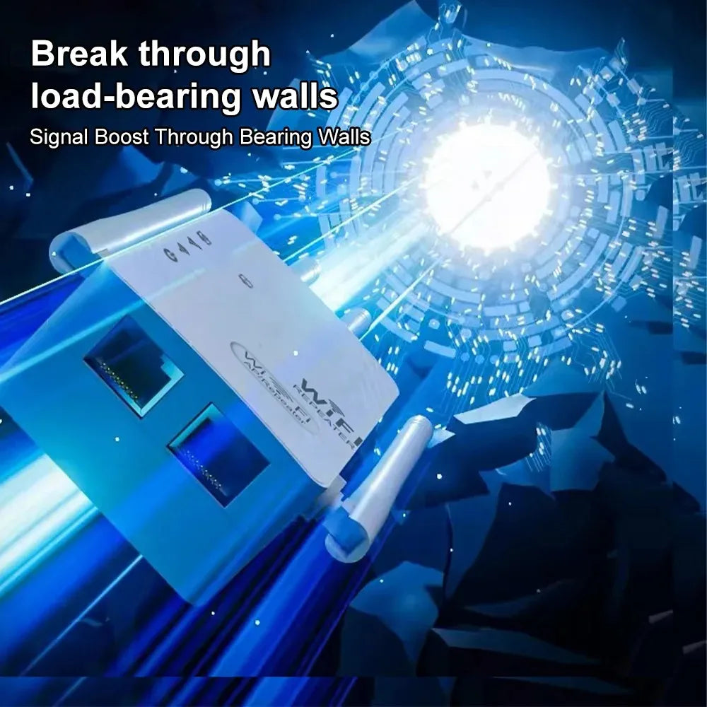 WiFi Repeater Dual Band 1200Mbps | 2.4G & 5G Wireless Signal Booster | Afrocentric